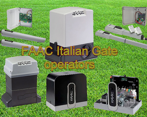Faac Italian gate operators
