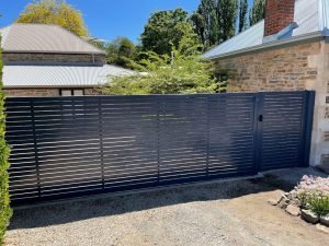 Automatic sliding gate installed at a Kenthurst home for security and convenience