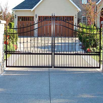 Residential double slide gates Sydney